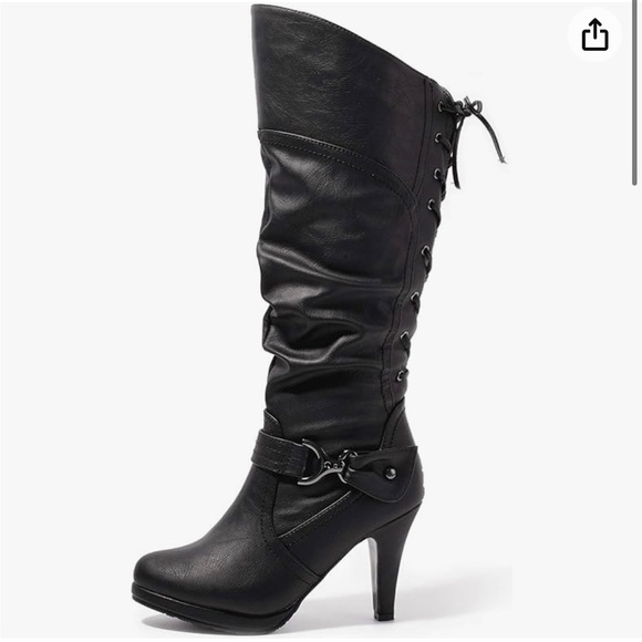 Shoes - Brand new Black lace up boots